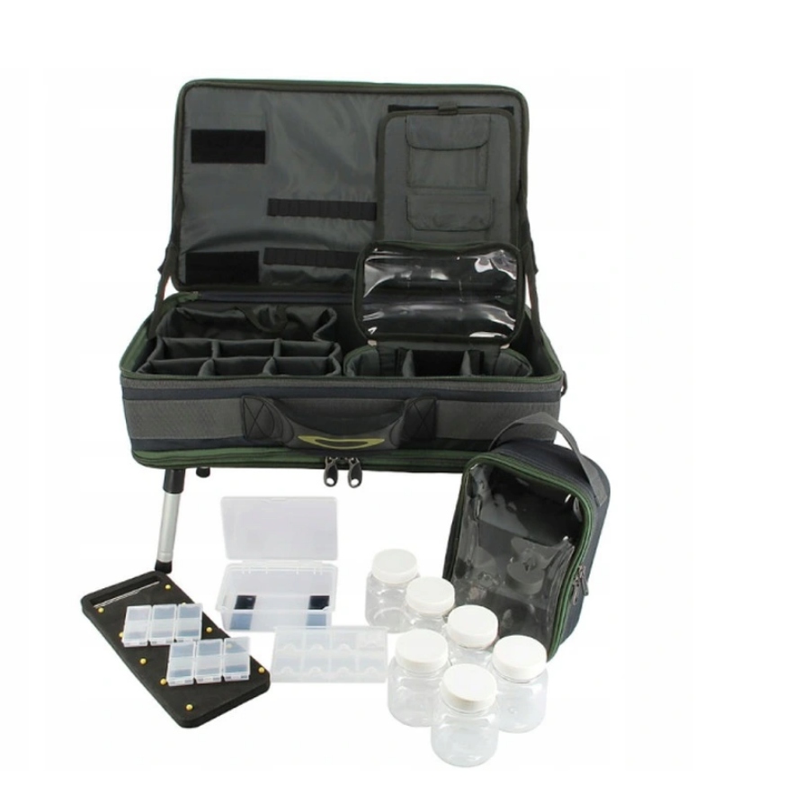 Torba wędkarska walizka organizer ze stolikiem Ngt 588