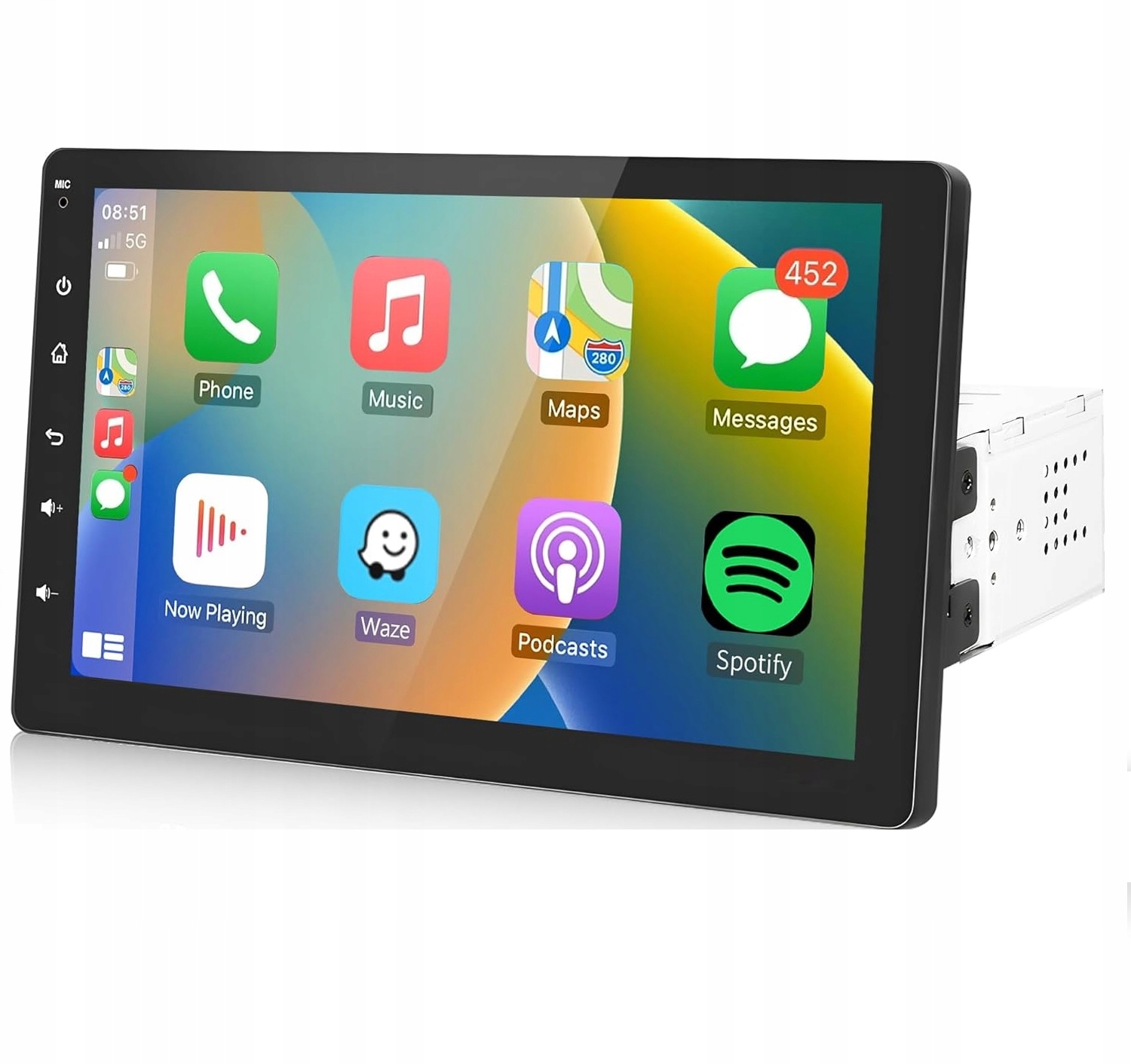 Automobilové rádio AS039 9'' Apple Carplay 1-DIN