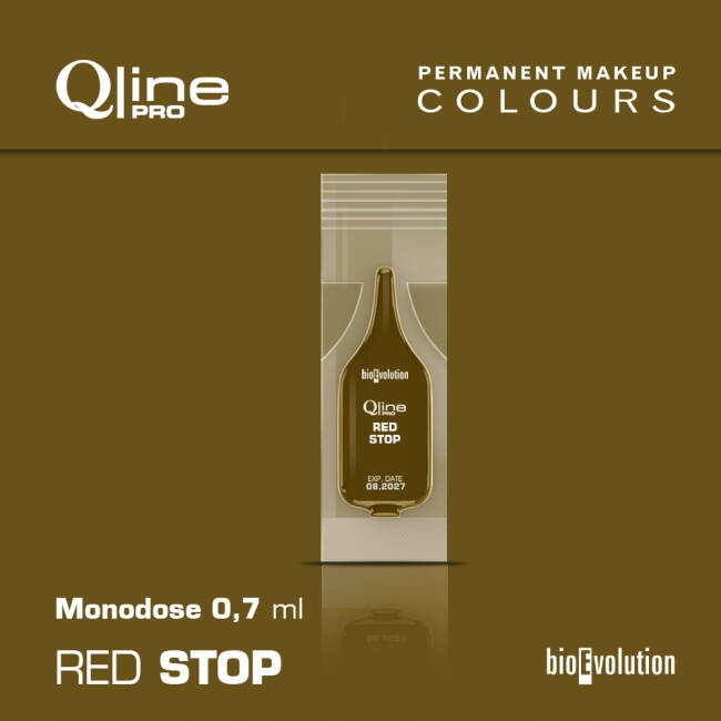 REDSTOP - pigment QLINE PRO do makijażu permanentnego brwi MONODOSA