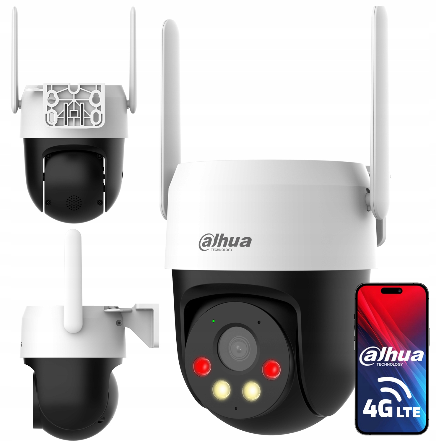 Otočná kamera Lte 4G 5MPx Externá Dahua P5AE-PV-4G na Sim kartu