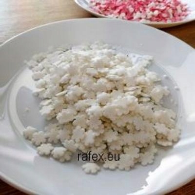 Levně Bílá posypka 1 kg