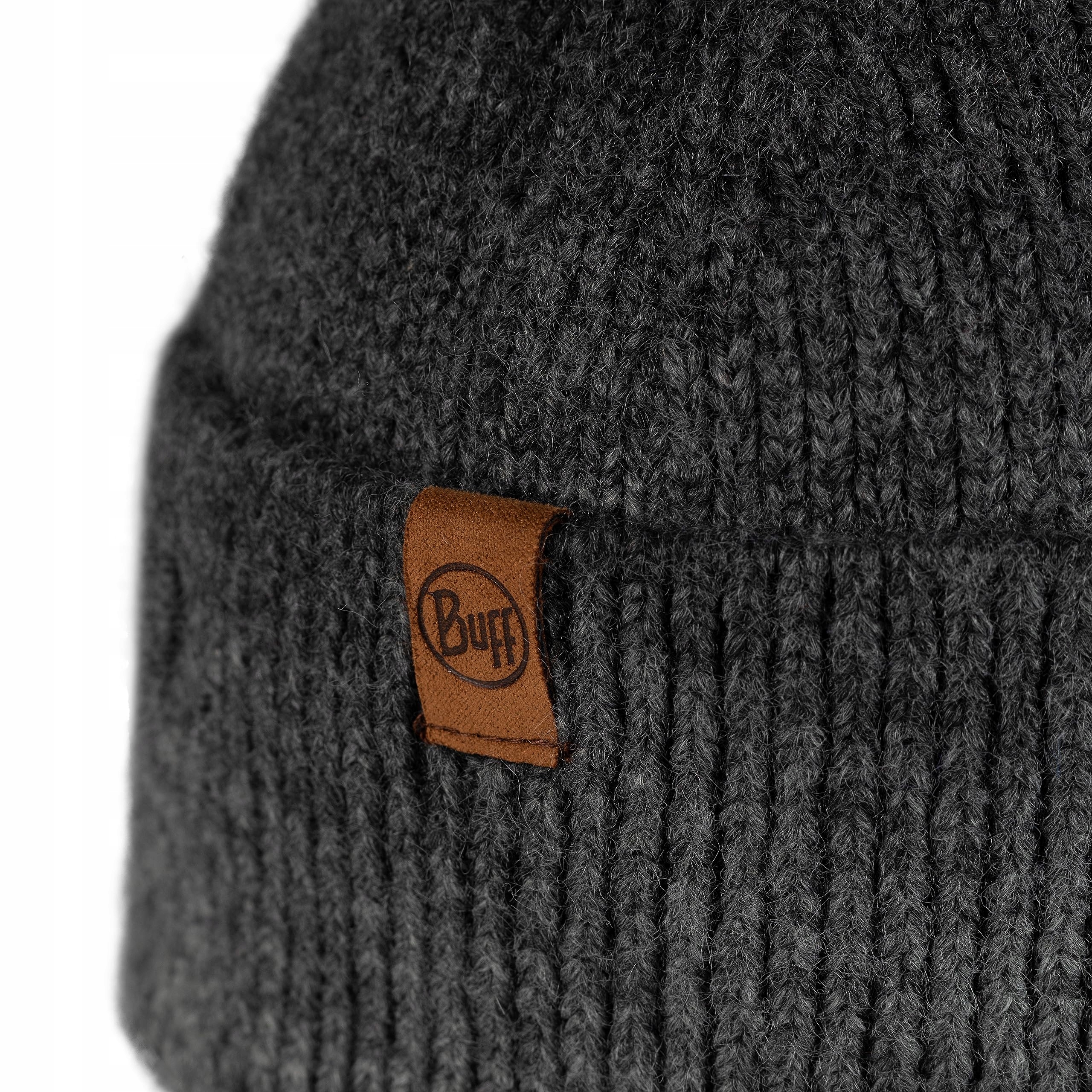 Buff Knitted Tradition Beanie Marin Graphite Čepice Zimní Akryl