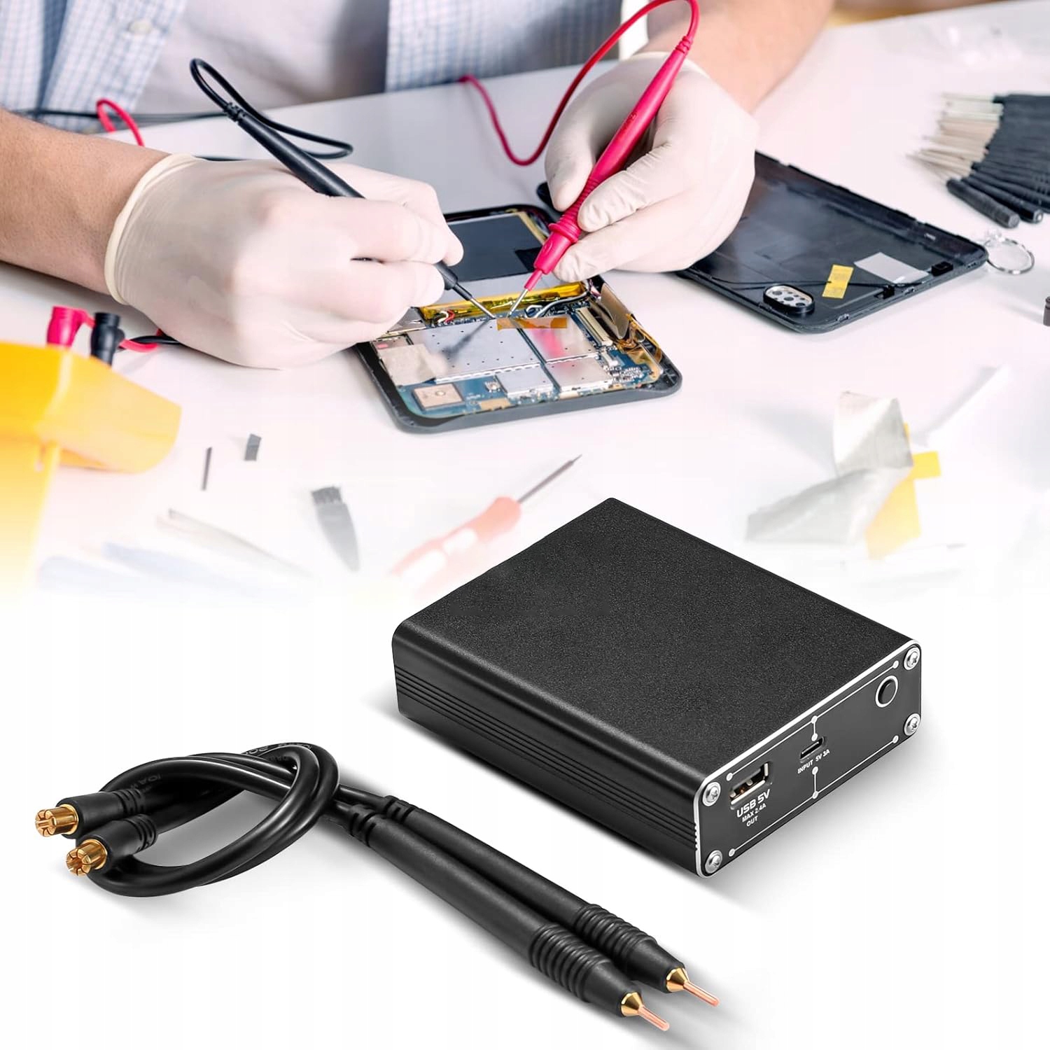 Bodová Svářečka Pro Bateriové Články A Niklové Pásky 5500 Mah