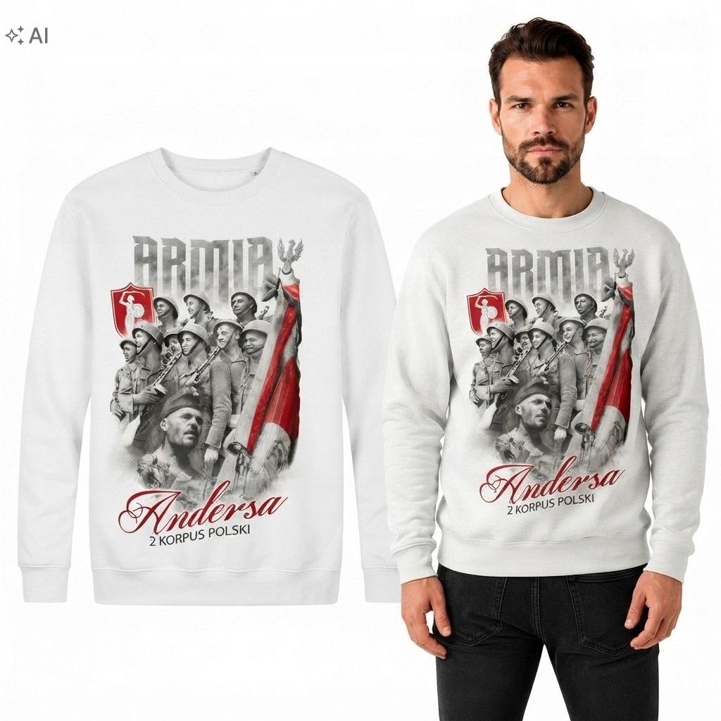 Pánská mikina s patriotickou armádou Anderse vel. M