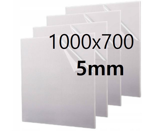 Plexi Plexa deska na míru mléčná opálová 100 cm x 70 cm x 5 mm