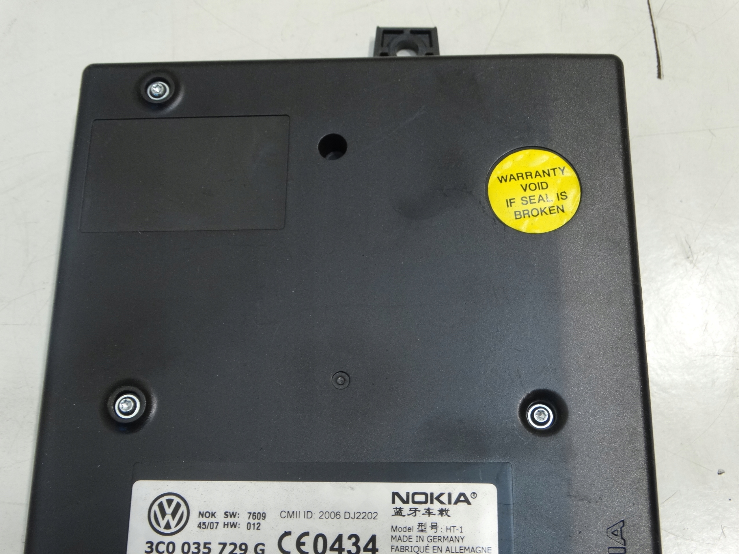 module control unit BLUETOOTH TELEFONU VW GOLF V PASSAT B6 3C0035729G