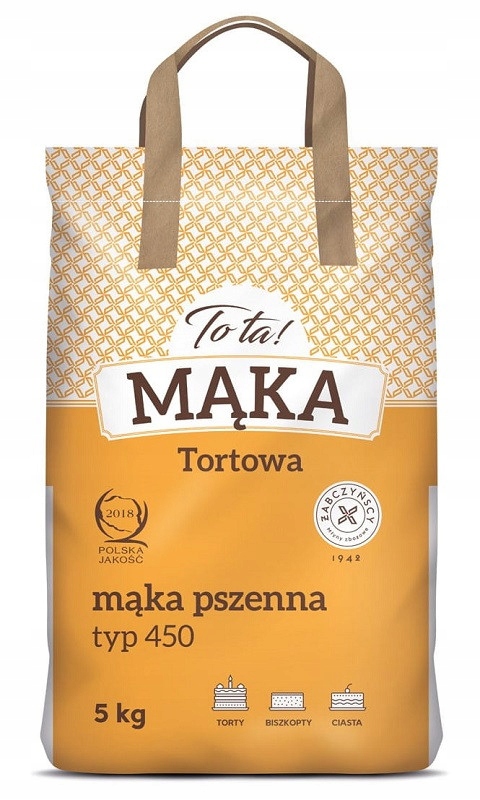 Mąka pszenna tortowa z młyna - typ 450, 5 kg