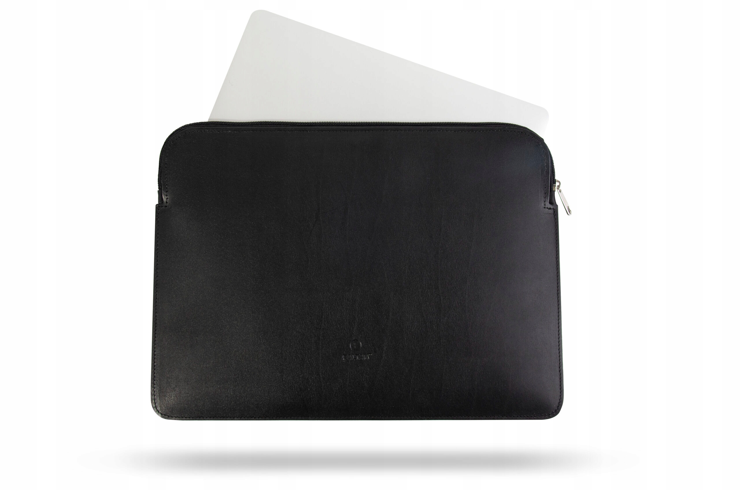 Etui na laptopa Baltan skóra na zamek Zip 13-14" cali Czarny