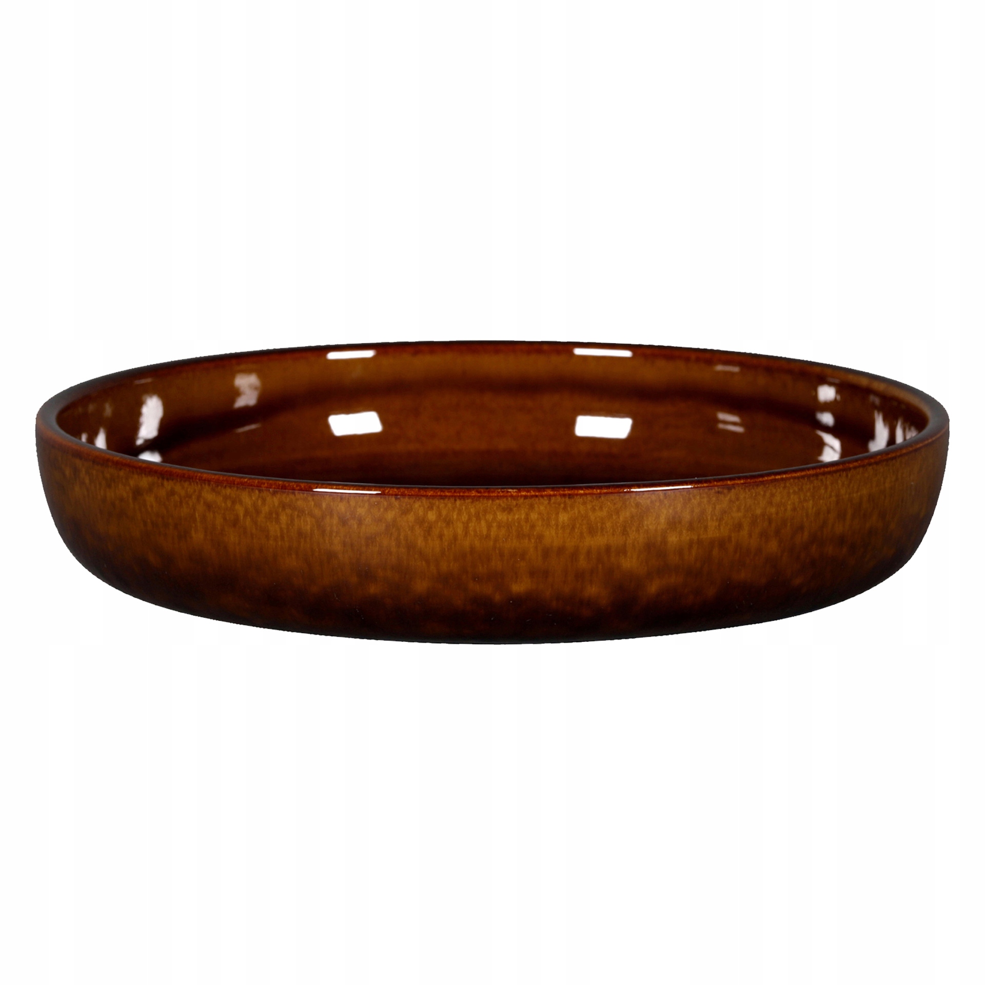 Porcelán Rak Stone Hluboký talíř 24 cm jantarový