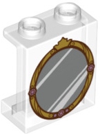 

Lego 87552pb058 Panel 1x2x2 Lustro Nowe (1g)