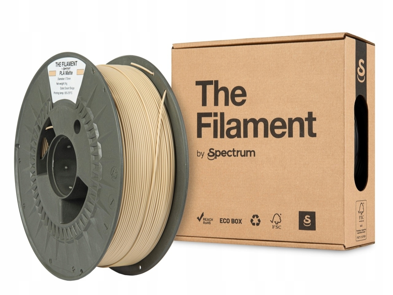 Filament PLA Spectrum Filaments 1,75 mm 1000 g beżowy