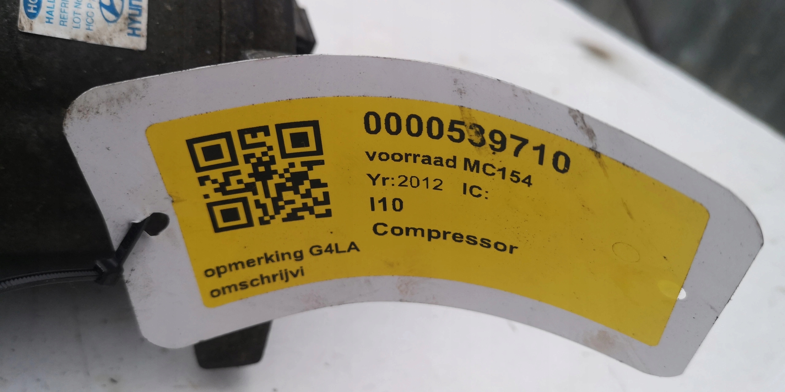 HYUNDAI I10 07-13 97701-0X300 compressor; KLIMATYZAC