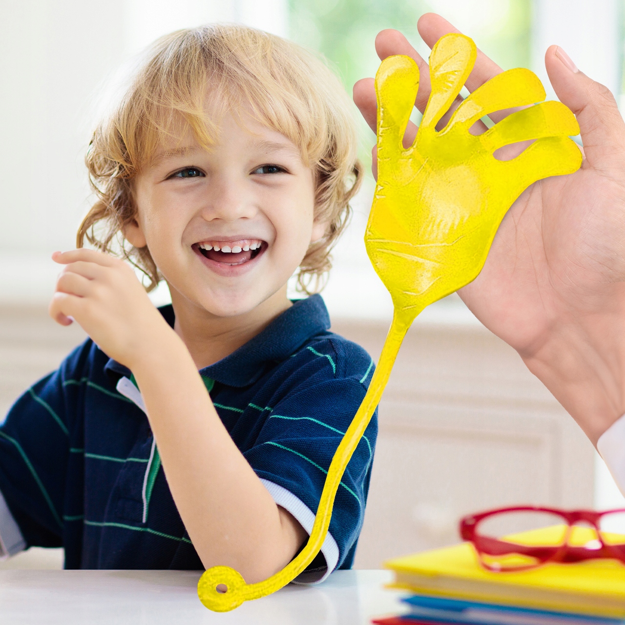 PACŁAPKA ŻELOWA ŁAPKA WIELKA XXL GUMOLEPKA GLUT KLEJĄCY PRZYLEPNY ZABAWKA Marka MalPlay