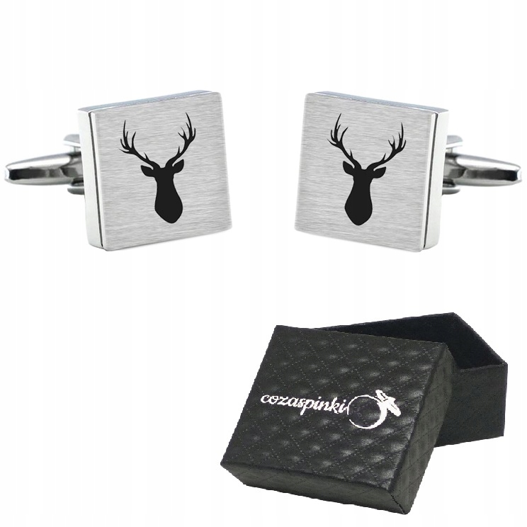 

Spinki do mankietów koszuli Jelenie Poroża myśliwy