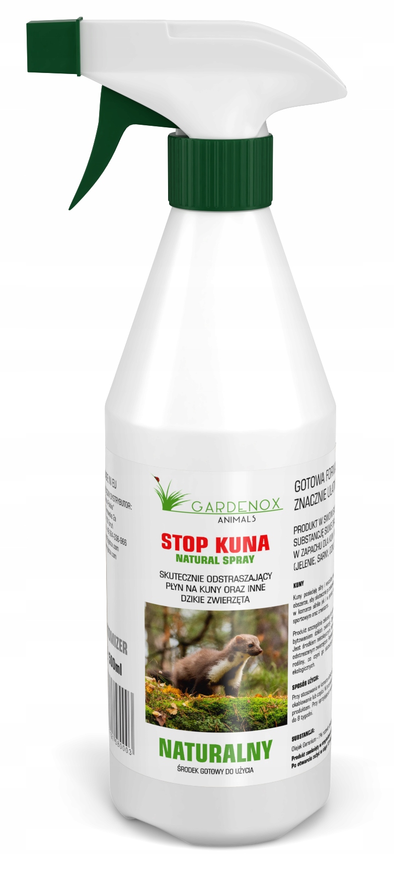 

Gardenox Spray Na Kuny Stop Kuna 500ML Glotox