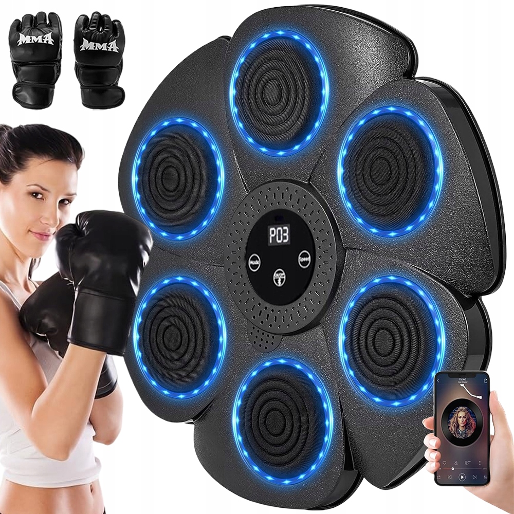 Music Boxing Maszyna Do Boksu Muzyczna Treningowa Bluetooth Muzyka Gra