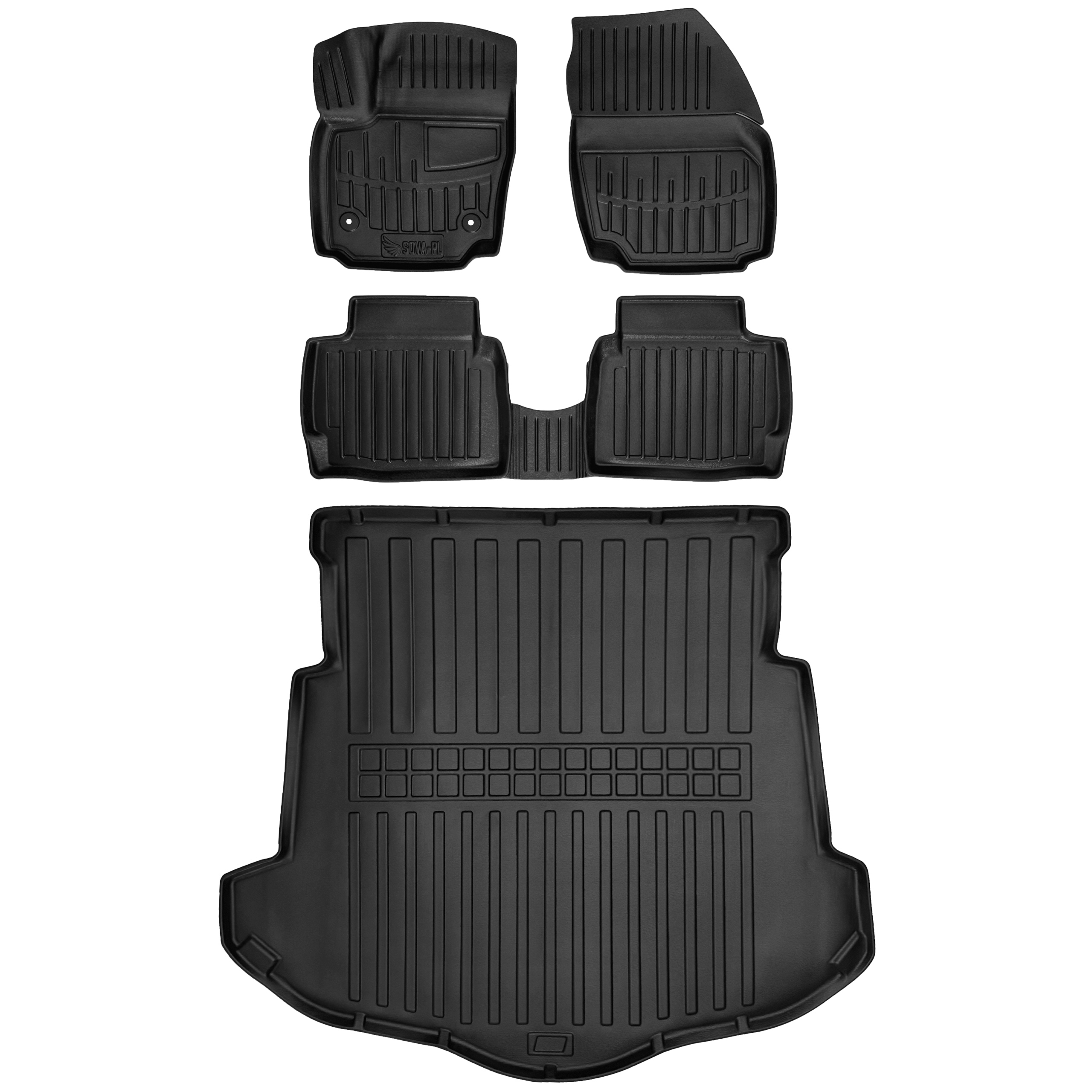 Zestaw gumowy (tpe) dywaniki i mata Ford Mondeo 4 (2012-2014) sedan, lift=>