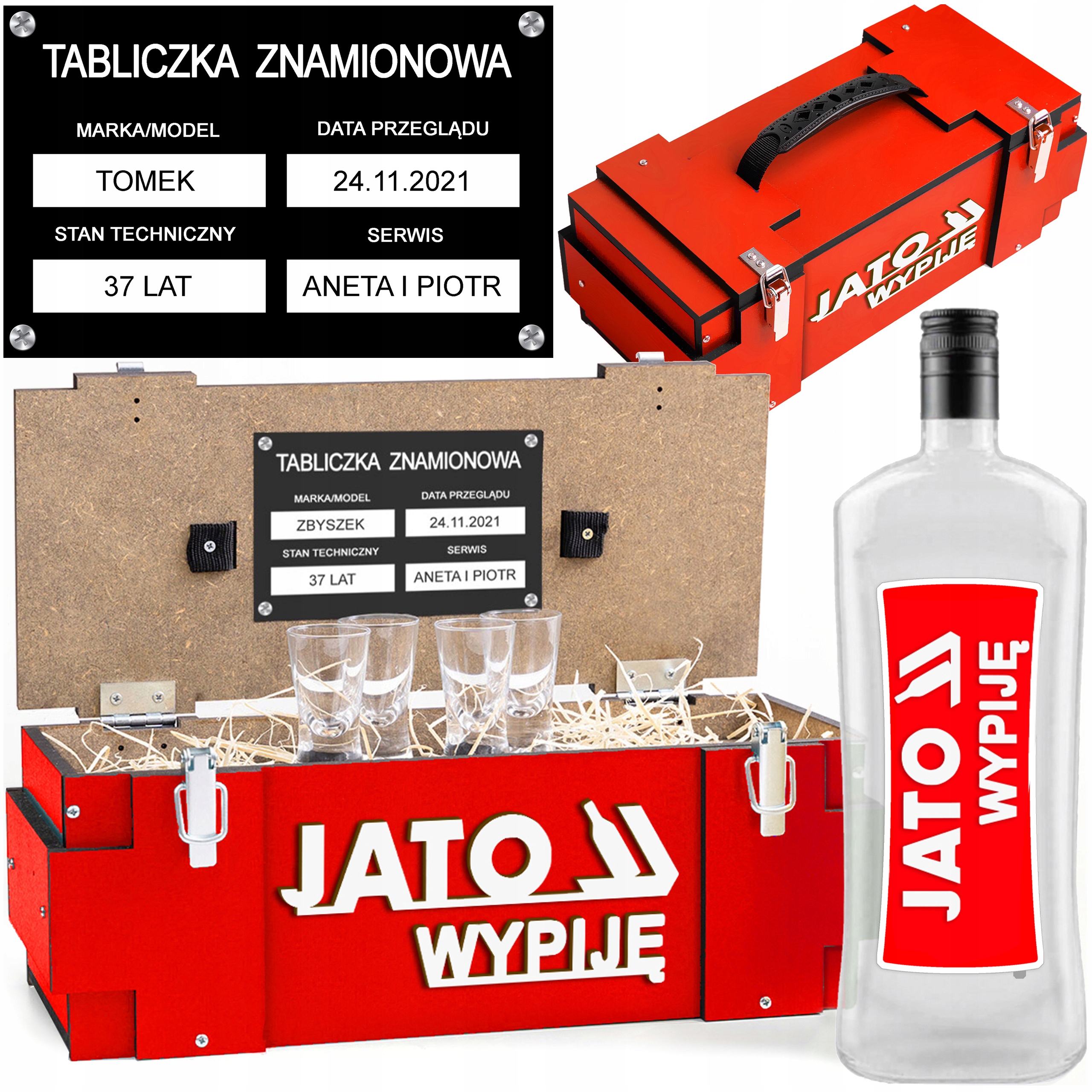 dla faceta skrzynka na 18-99 urodziny chłopaka Męża Mężczyzny Taty