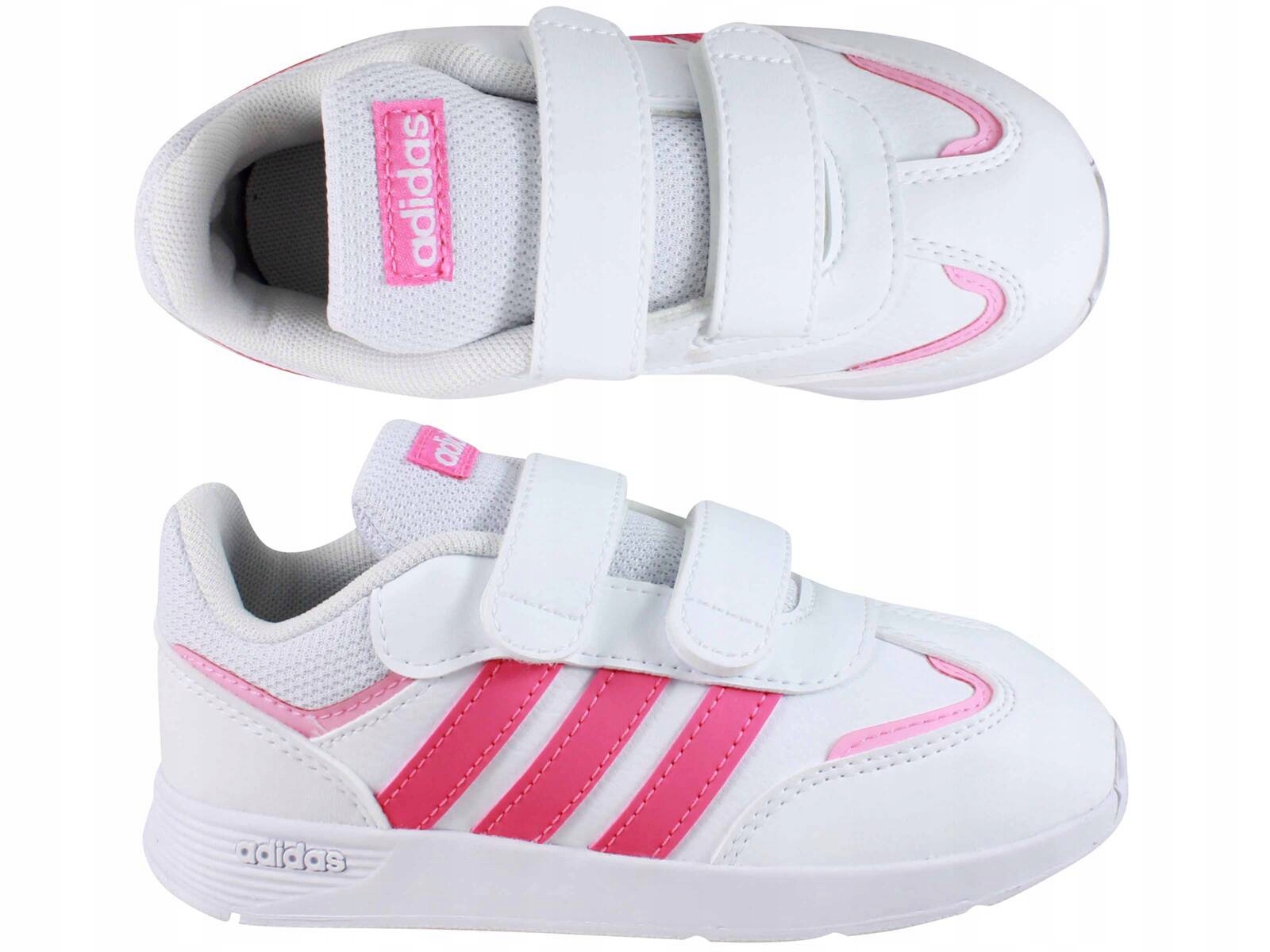 Adidas Tensaur Switch Cf JI1050 Buty Dziecięce Na Rzepy Białe