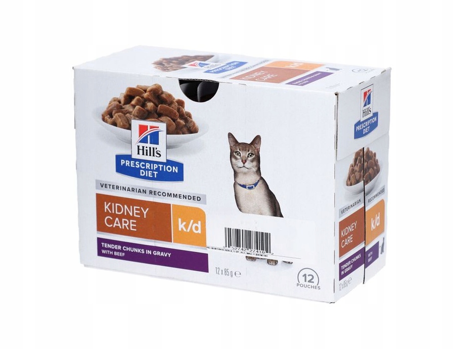 Hill's Pd Feline K/d Kidney Care kapsička Hovězí 12x 85 g