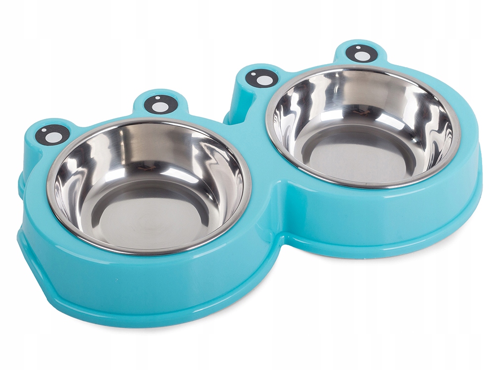 

Miska Podwójna Dla Psa Kota Metalowa 0,175L x 2