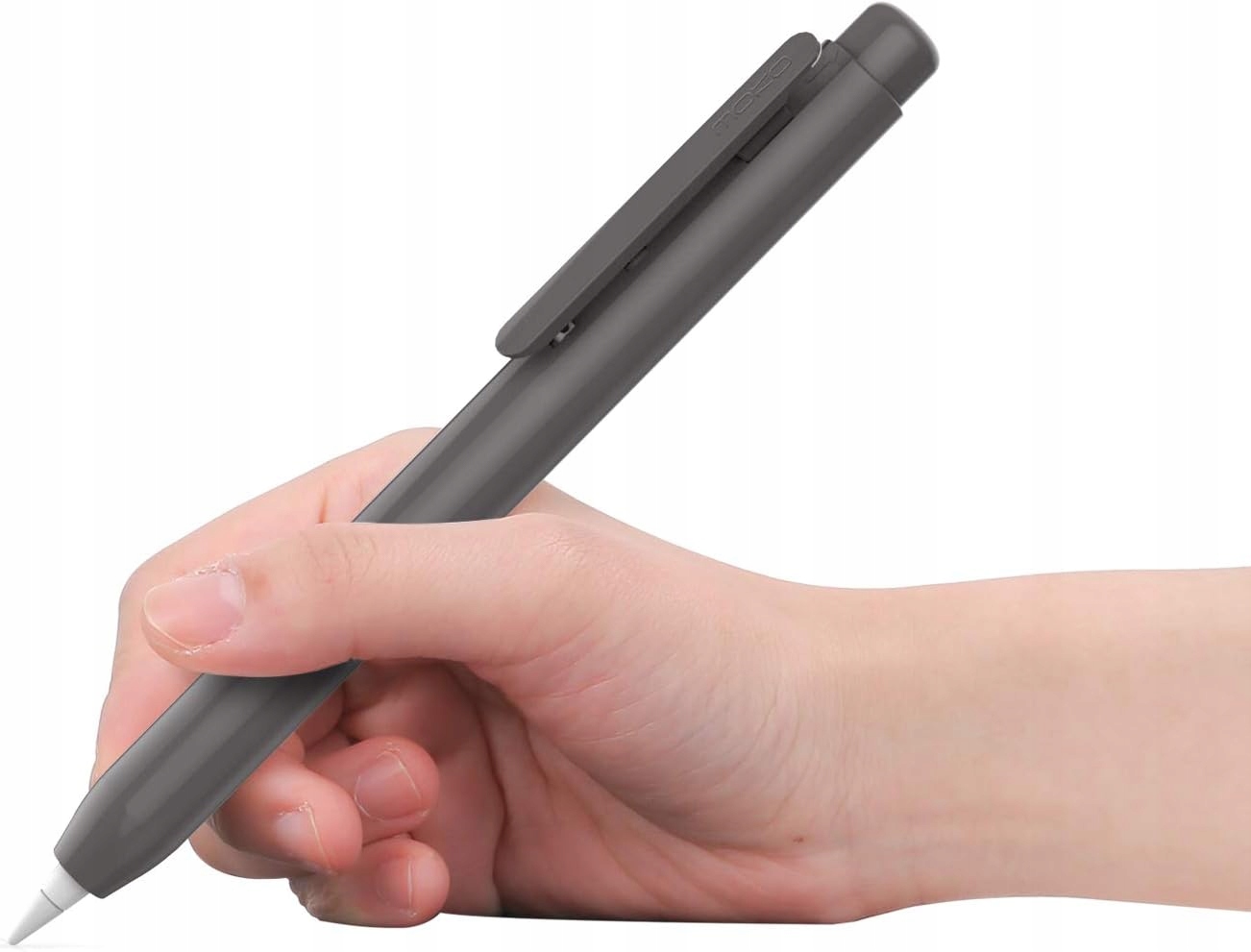 Ciemno Szare Etui Na Długopis Do Apple Pencil 1 Generacji Wysuwana Końcówka