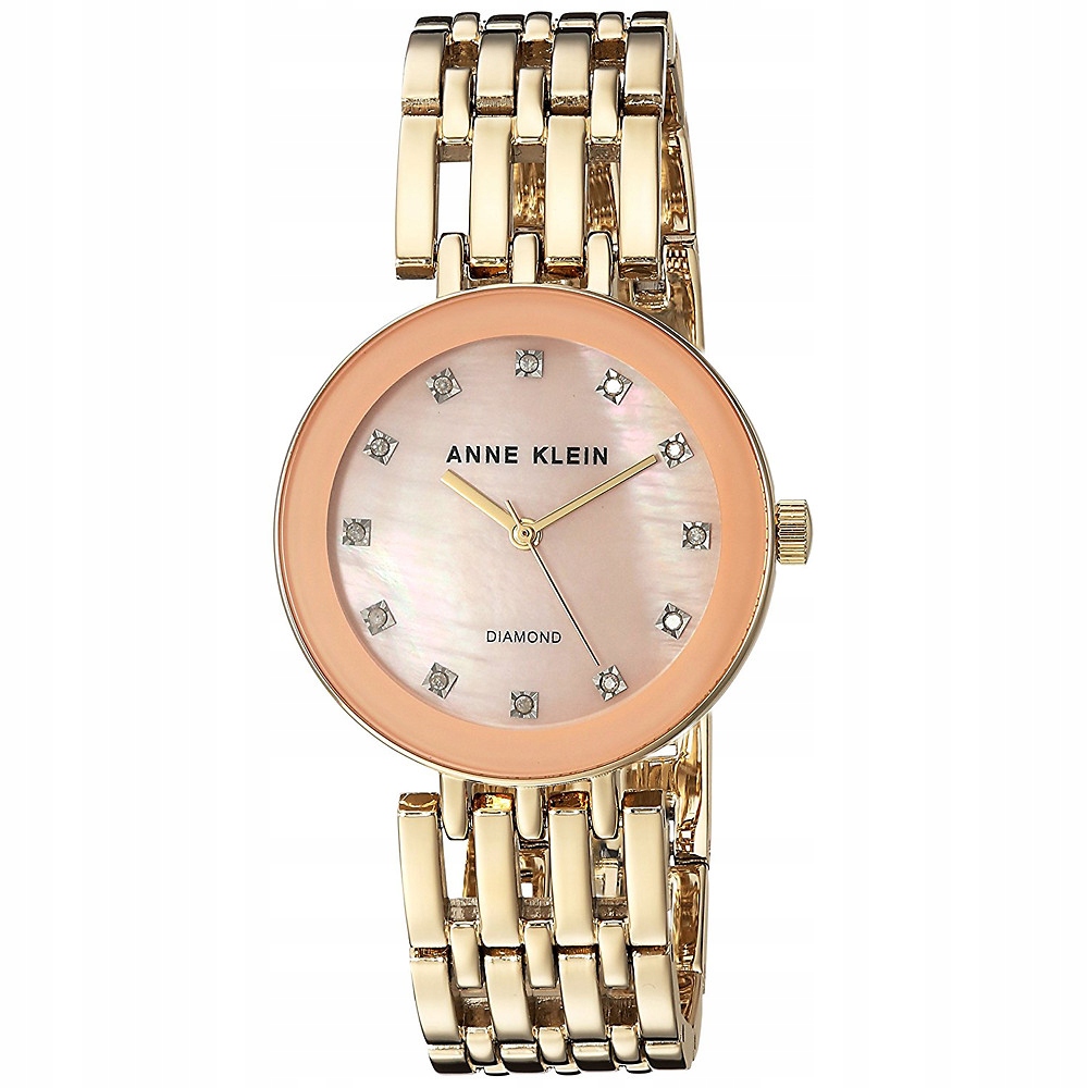 Zegarek Damski Anne Klein AK-2944PMGB złoty