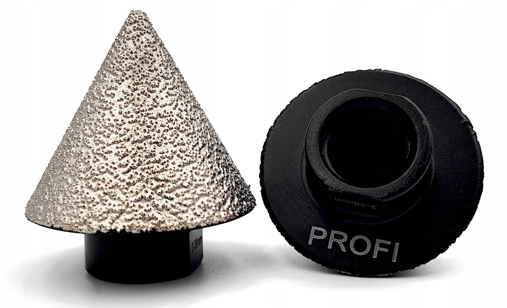FREZ STOŻKOWY DIAMENTOWY DO GRESU OTWORNICA PROFI Zastosowanie ceramika kamień