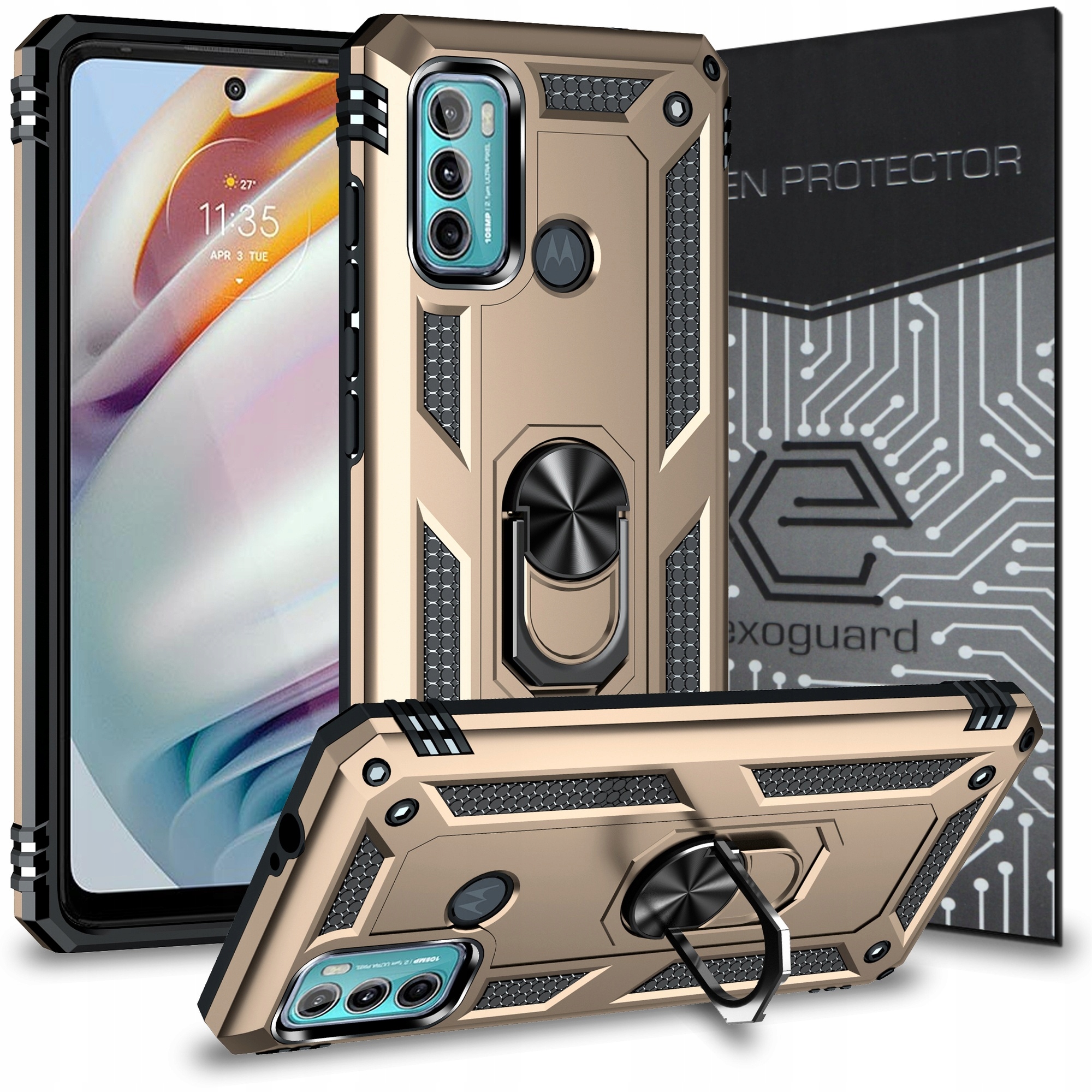 

Etui Pancerne Obudowa+szkło do Motorola Moto G60