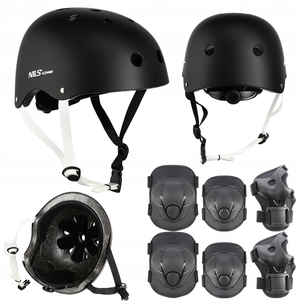 Cyklistická přilba s regulací chrániče Komplet na kolečkové brusle Velikost Xs