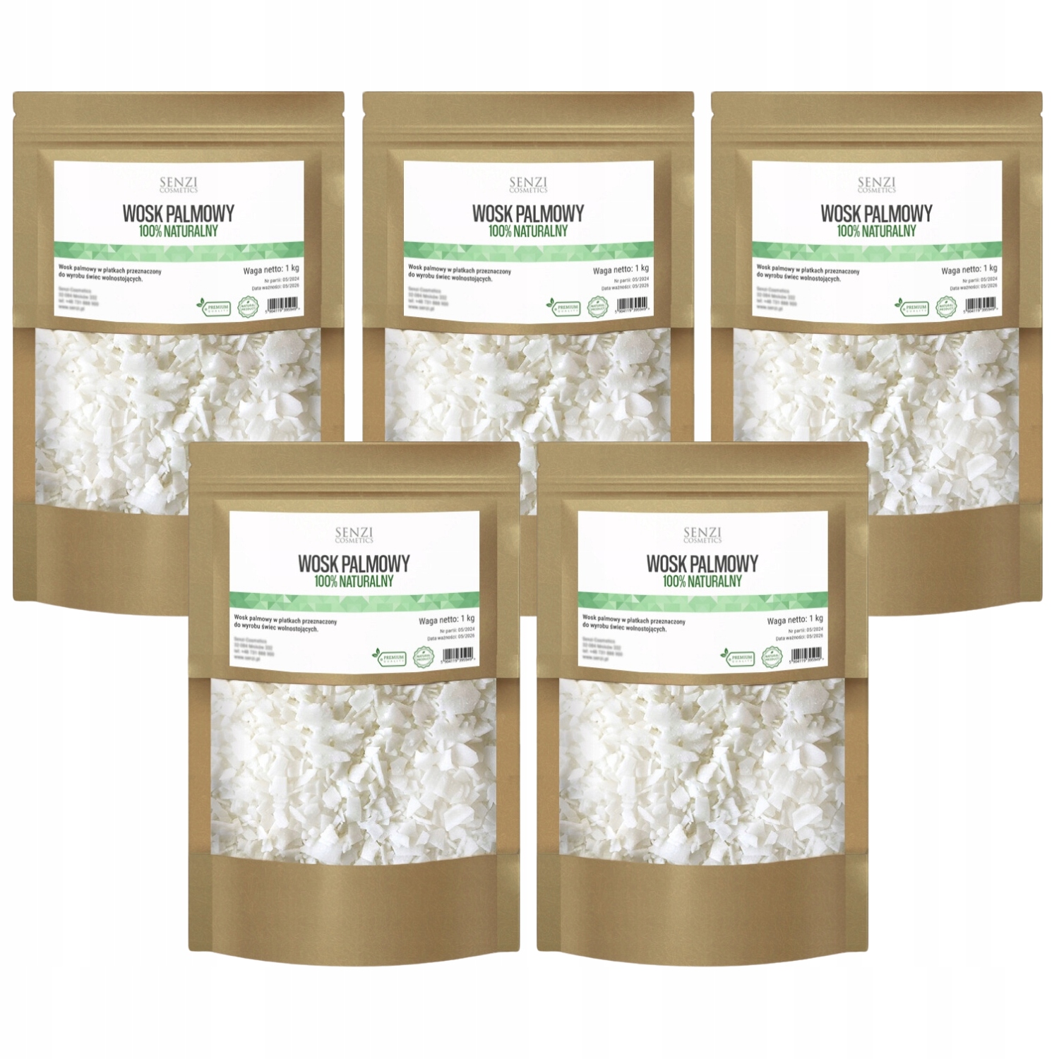 Vosk na odlévání svíček Přírodní Vosk pro volně stojící svíčky Diy 5 kg