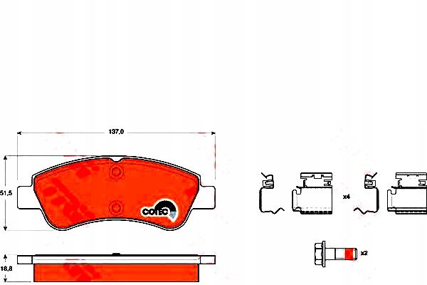 Trw Brzdové Destičky Citroen Přední BERLINGO/C2/C3/DS3/X Asistent řidiče #28