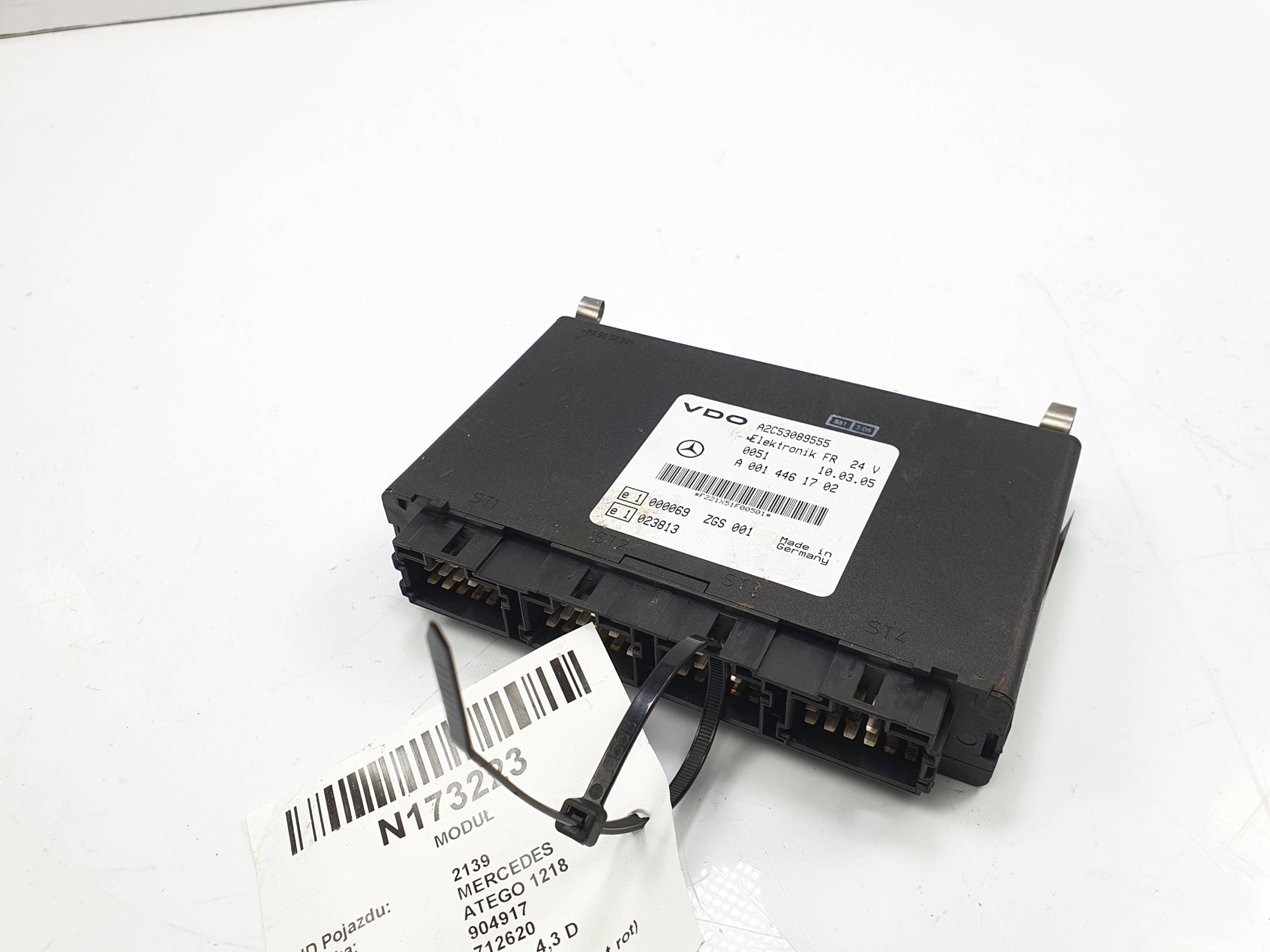 module VDO FR A0014461702 MERCEDES ATEGO 1218
