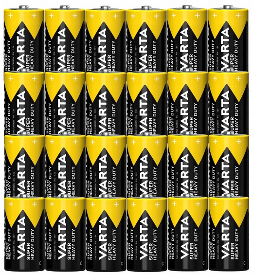 Цинково-углеродная батарея Varta C (R14)24 шт.