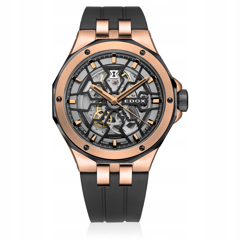 Edox Delfin Mecano Skeleton 85303-357RN-NRN 43,00mm 20ATM