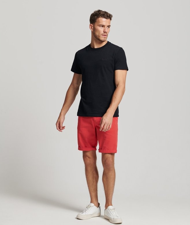 Červené džínové Kraťasy Superdry 30