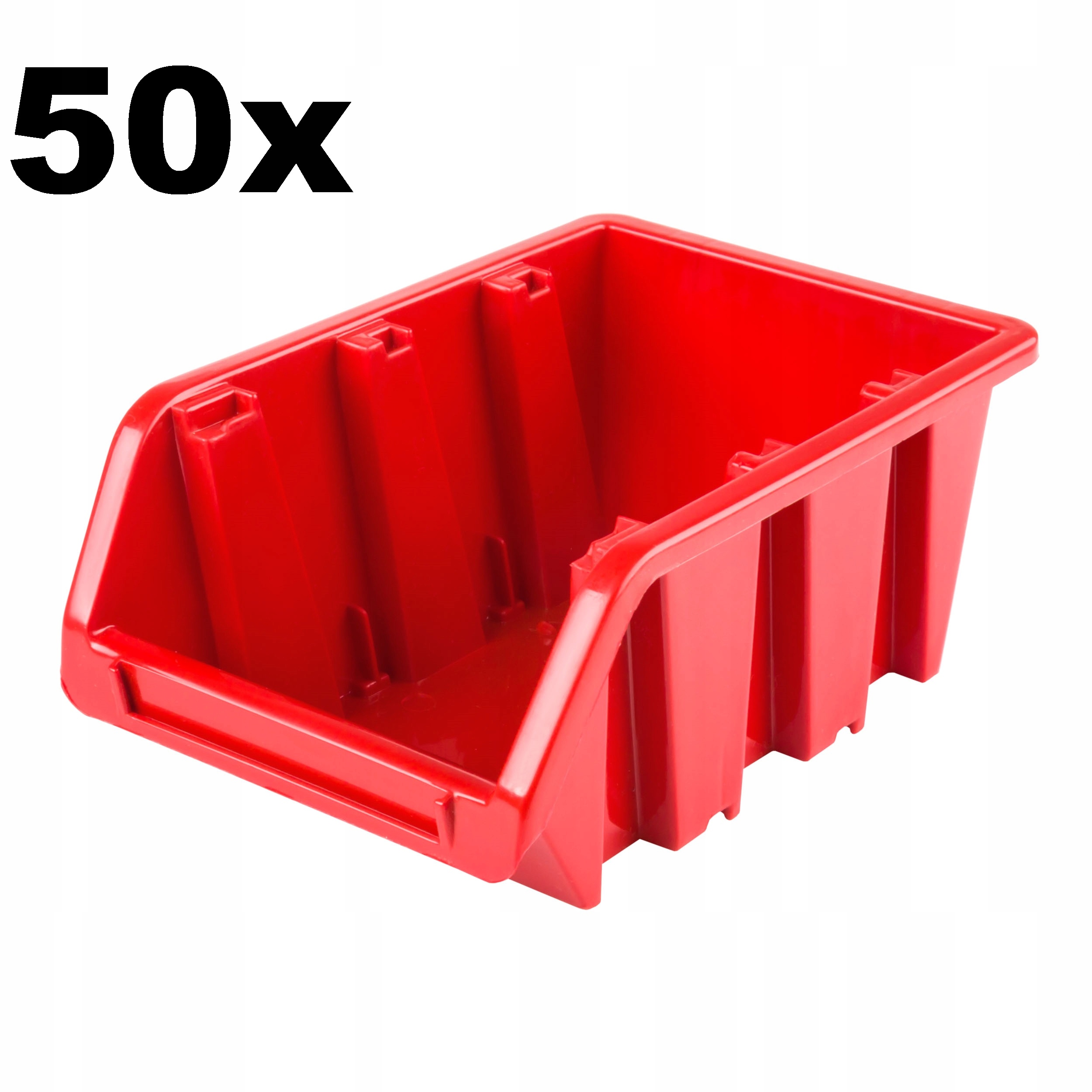 50x Skladovací kontejner 100x150x70 mm garážová dílna