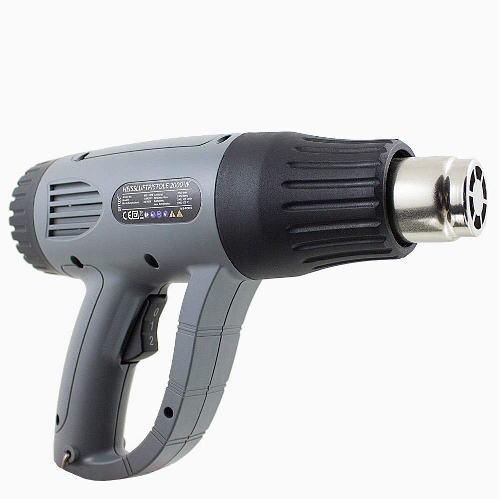 OPALARKA / PISTOLET Z GORĄCYM POWIETRZEM 2000W DUŻ Zasilanie sieciowe