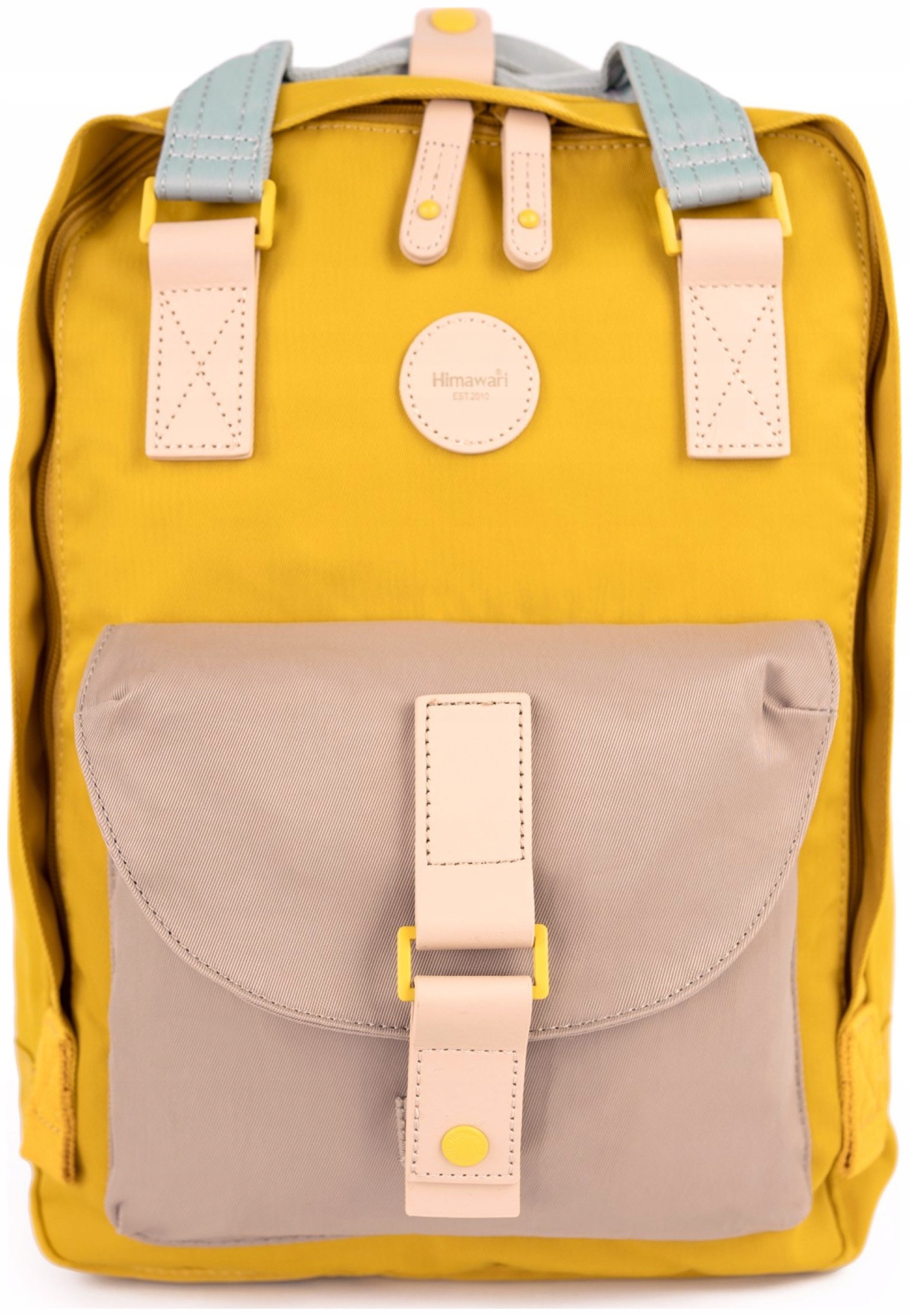 Batoh na notebook Himawari Cupcake S – prostorný organizér do práce, žlutý