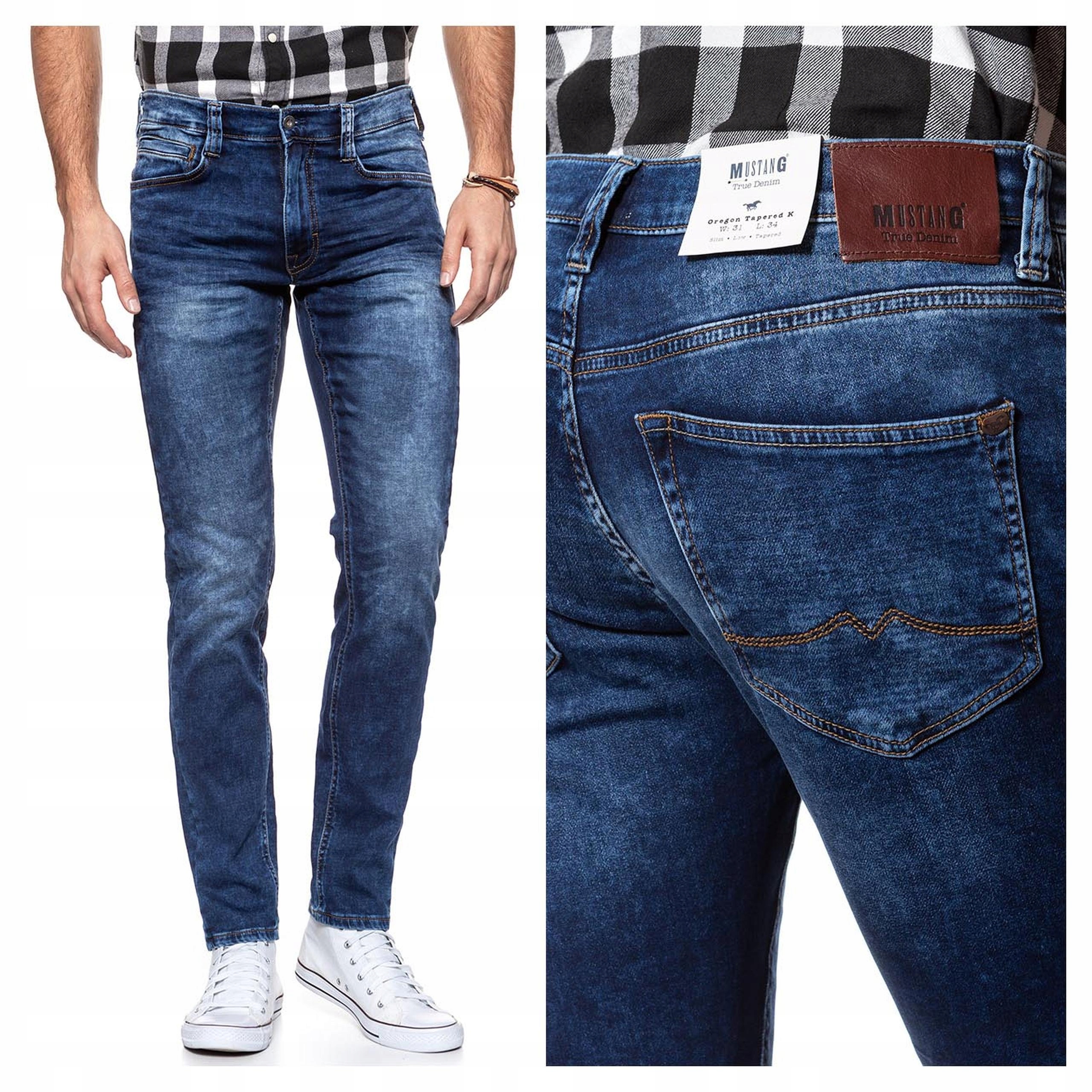 Pánské přiléhavé džínové kalhoty Mustang Oregon Tapered 28/32