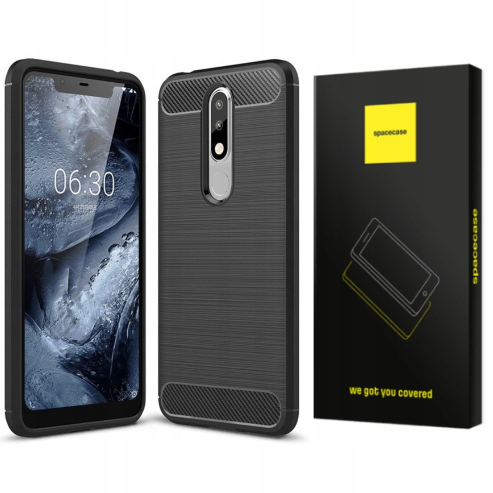 

Etui obudowa pancerna Carbon do Nokia 5.1 Plus
