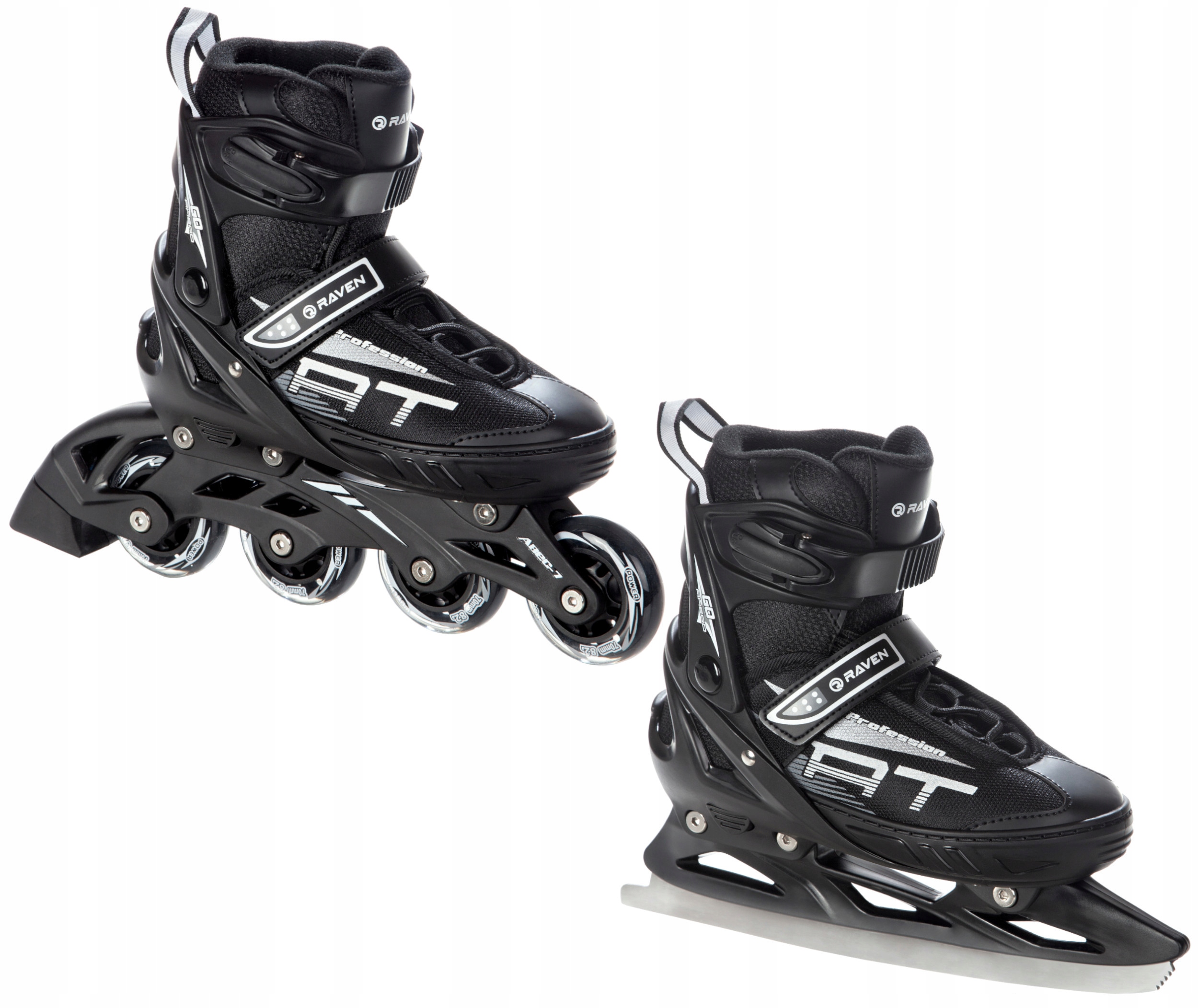 

Rolki Łyżwy 2w1 Raven Profession Black 38-42
