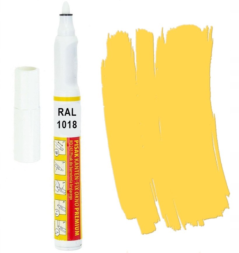 

Kanten Fix Ral 1018 żółty cynkowy Pisak retusz