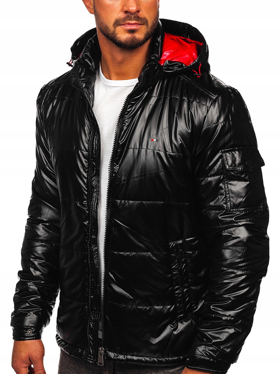 

Kurtka Męska Przejściowa Czarna 2137 DENLEY_3XL