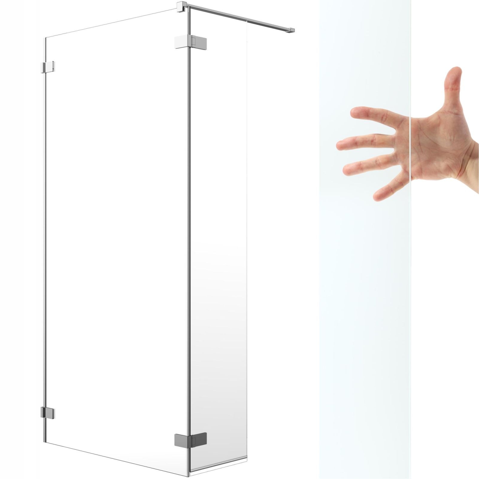 Kabina prysznicowa Arta Walk-in 100x40 L czyste