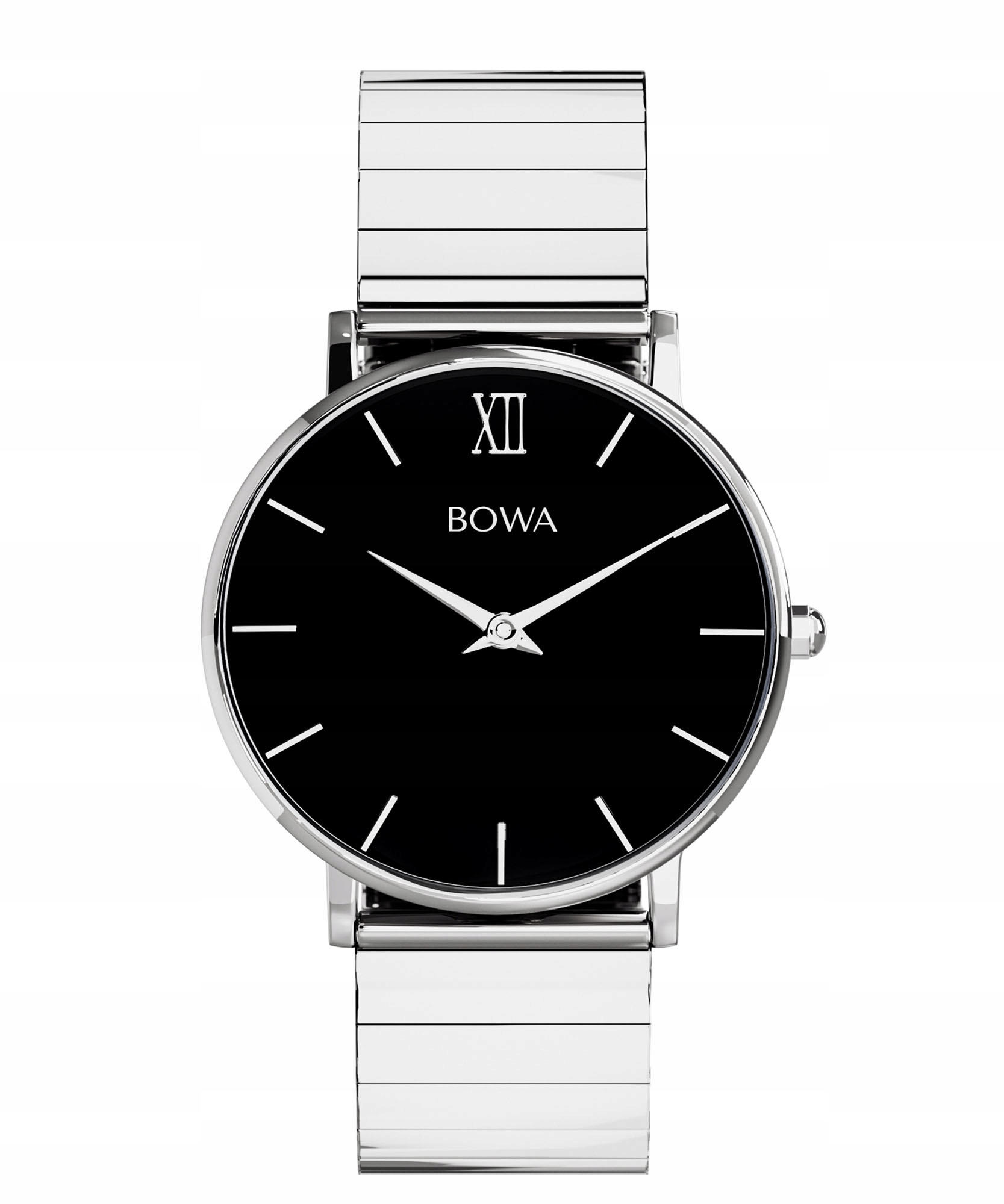 Dámské hodinky Bowa London Black-Silver Steel 33