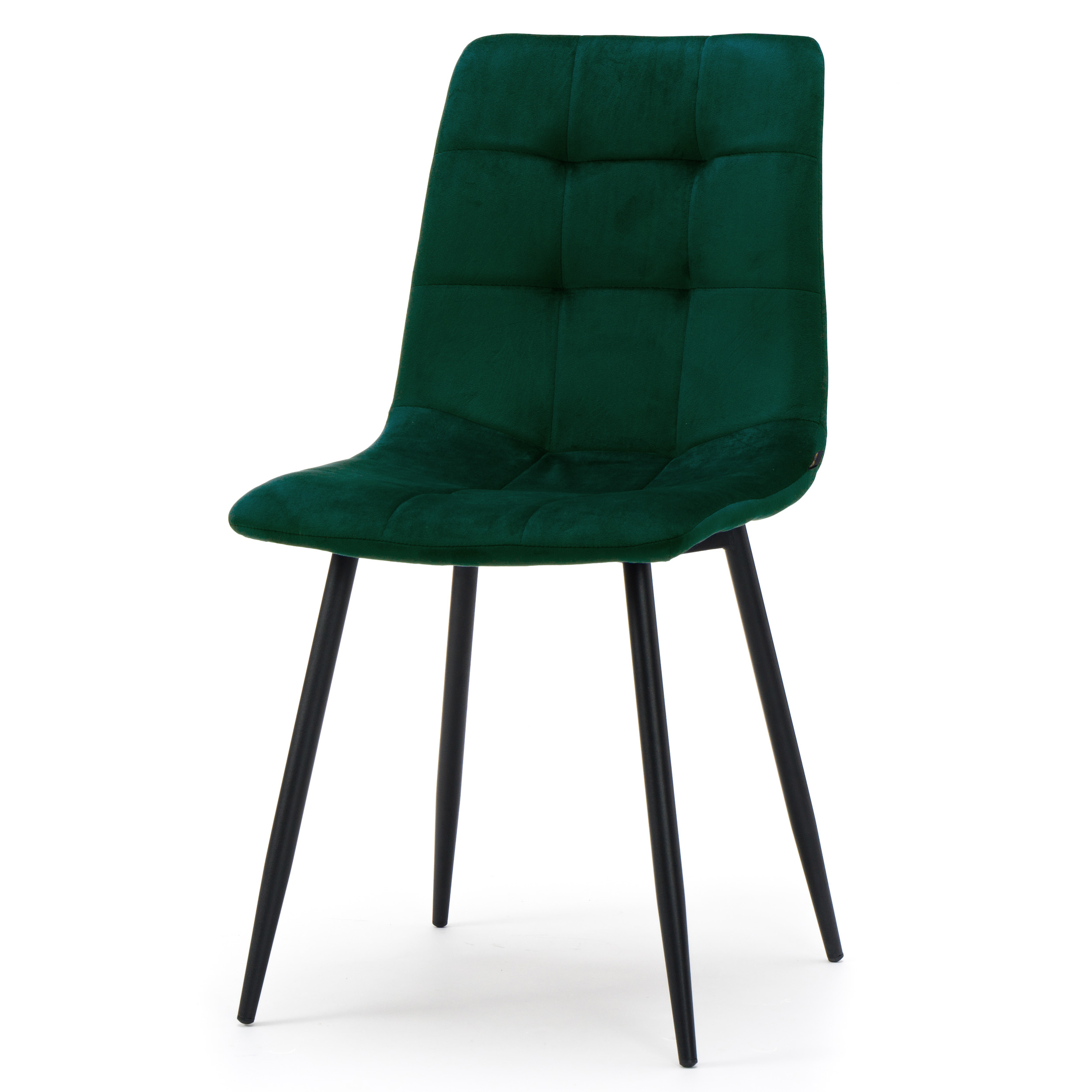KRZESŁO TAPICEROWANE PIKOWANE WELUROWE DO SALONU JADALNI ZIELONE PARMA EAN (GTIN) 5903726462365