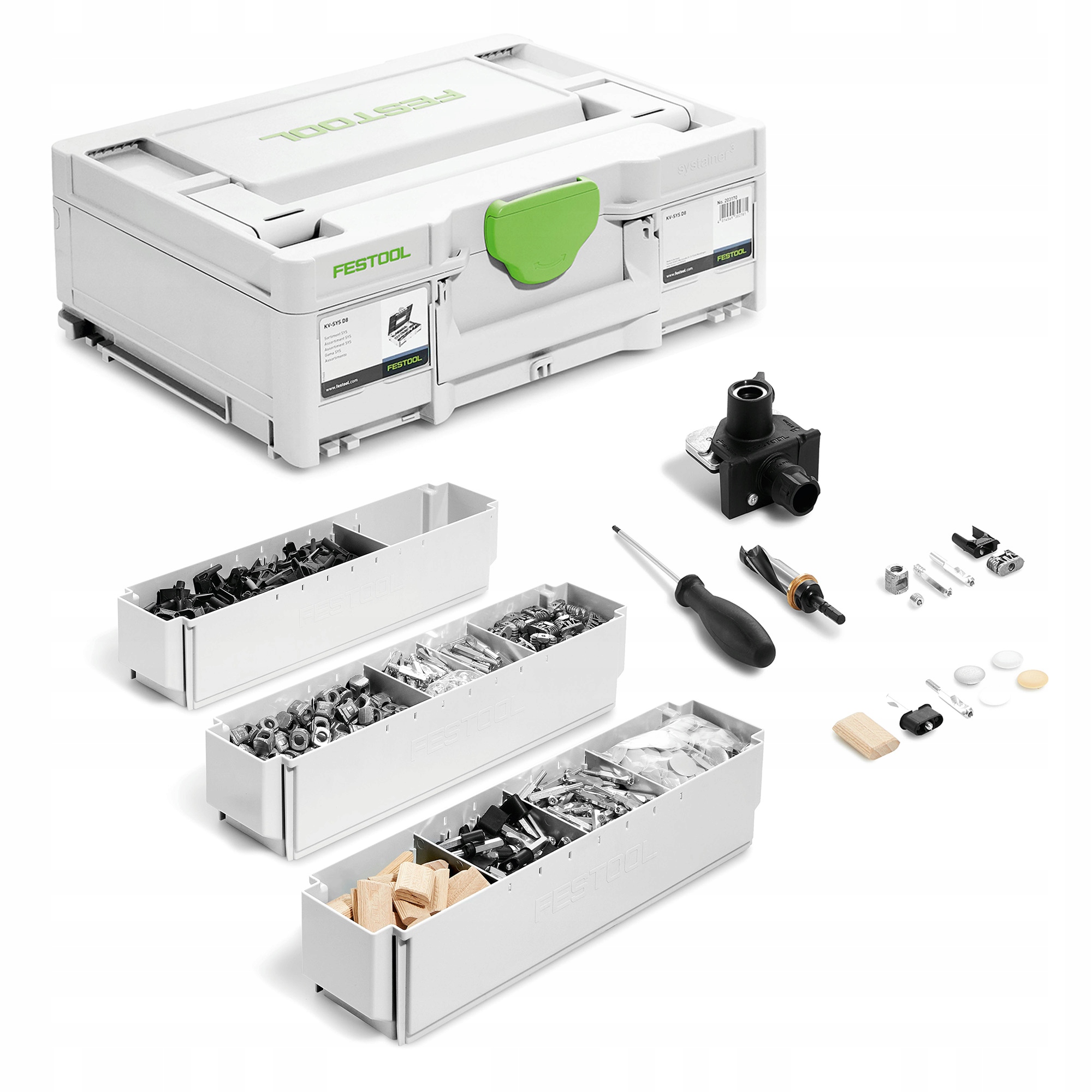 Spojovacie Skrutkovače Festool Domino Kv-sys D8 576797 Sada Systainer