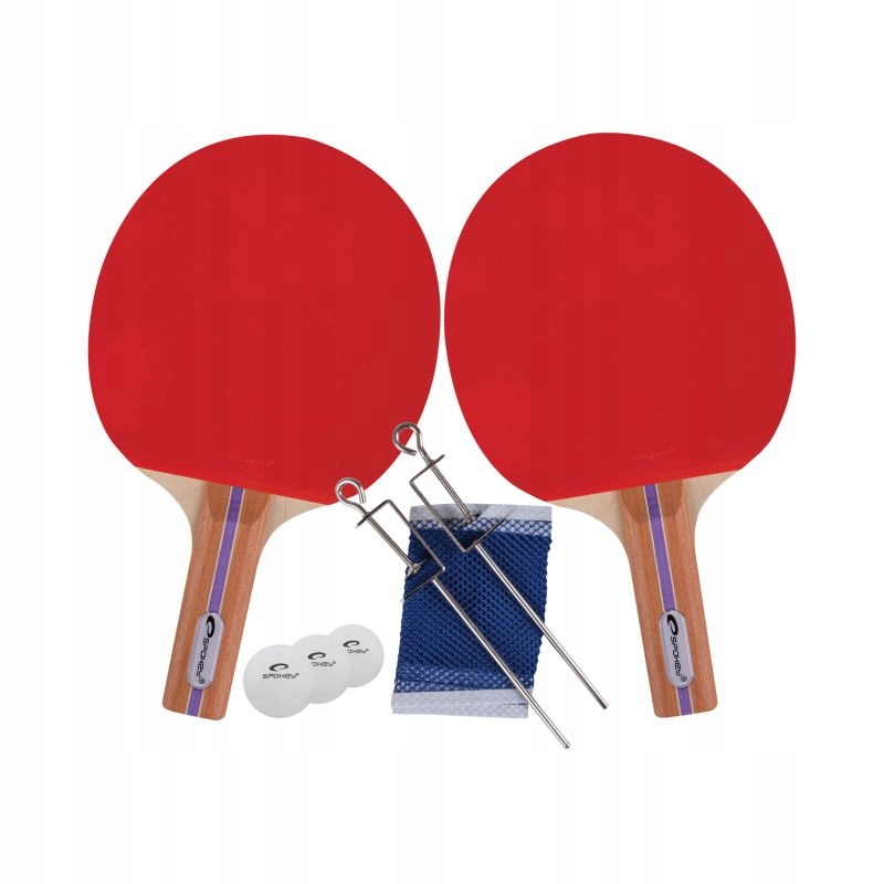 Spokey Alpha Set Zestaw do tenisa stolowego; 2