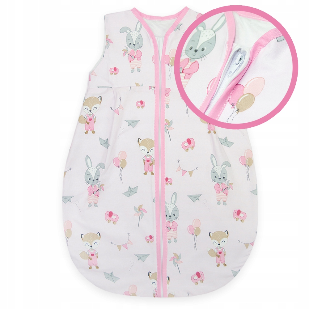 LETNI ŚPIWOREK NIEMOWLĘCY DO SPANIA 68-74 WZORY!